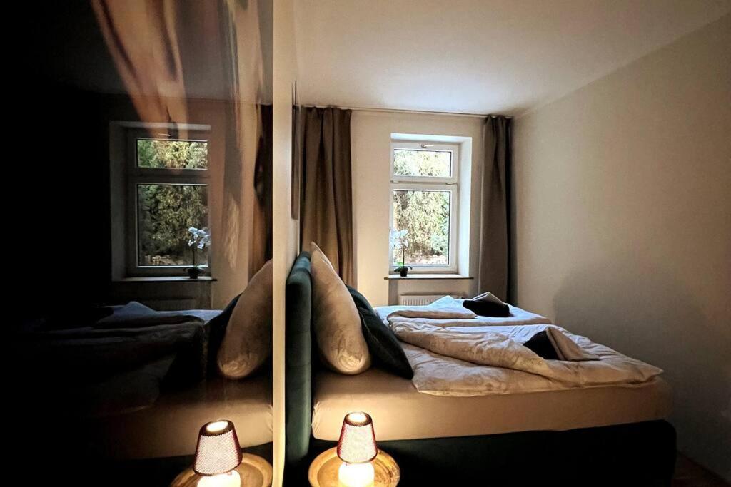 Soul-apartment Terrasse Privat-parkplatz Boxspringbett 55zoll Tv Wlan Lejlighed
