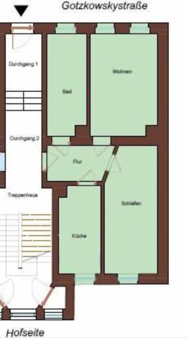 Soul-apartment Terrasse Privat-parkplatz Boxspringbett 55zoll Tv Wlan Lejlighed *