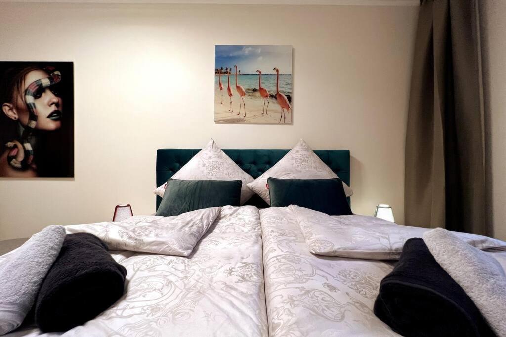 Soul-apartment Terrasse Privat-parkplatz Boxspringbett 55zoll Tv Wlan Lejlighed *